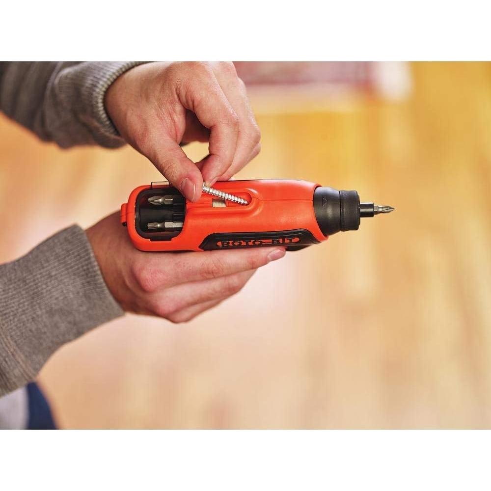 Destornillador Inalámbrico Black & Decker BDCS50C 4V con 42 Puntas