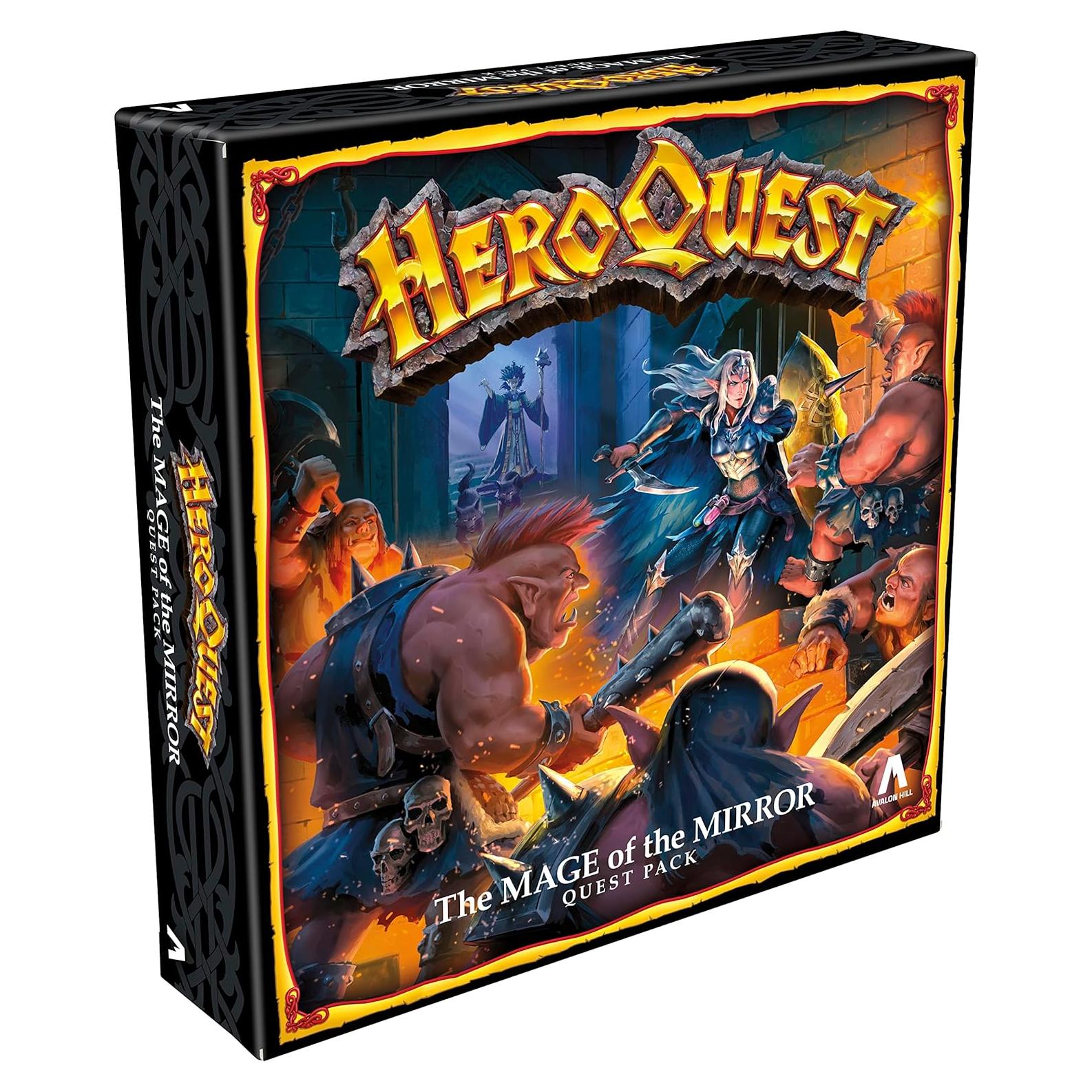 HeroQuest El Mago del Espejo Expansión 10 Misiones 2-5 Jugadores