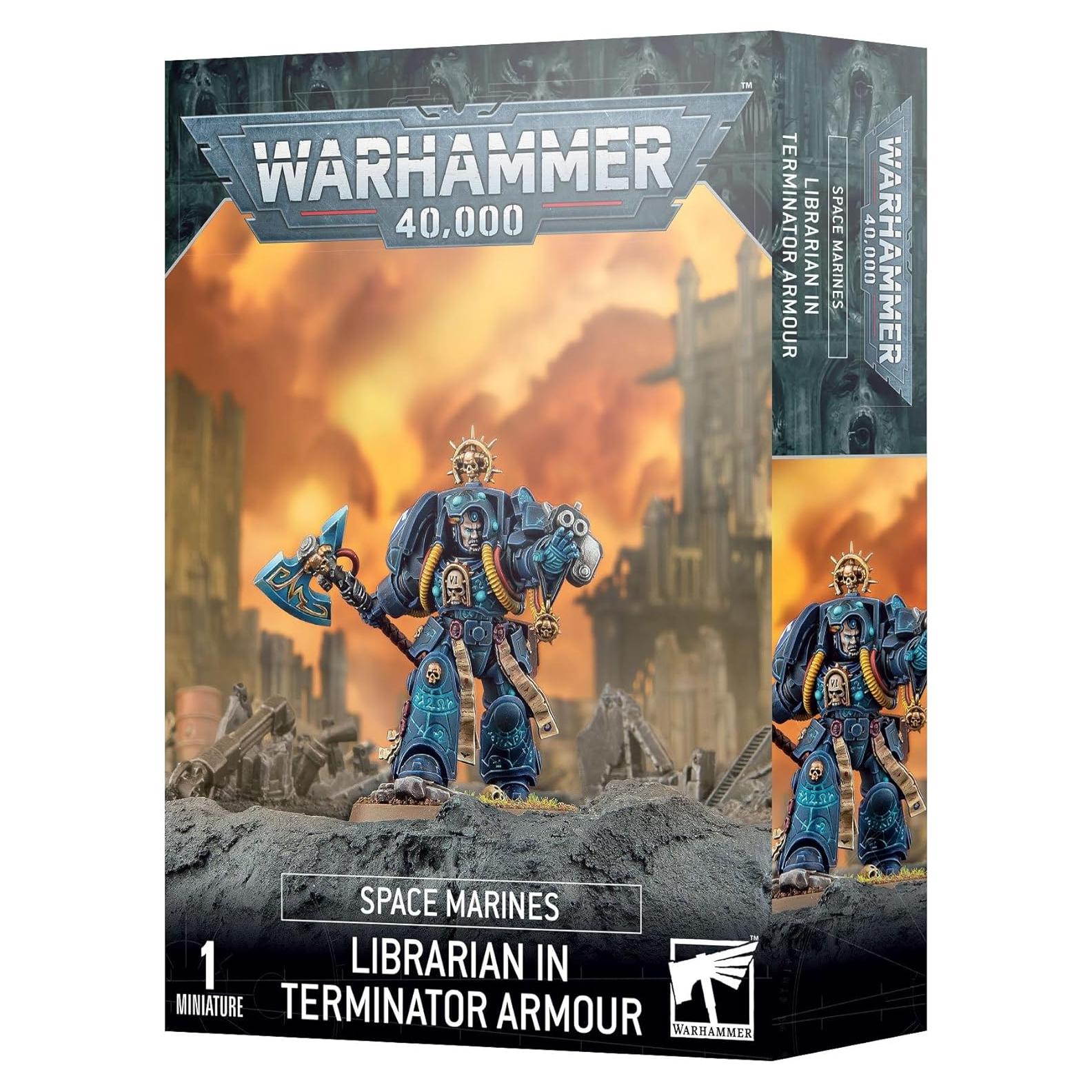 Miniatura Games Workshop Warhammer 40K Bibliotecario Azul