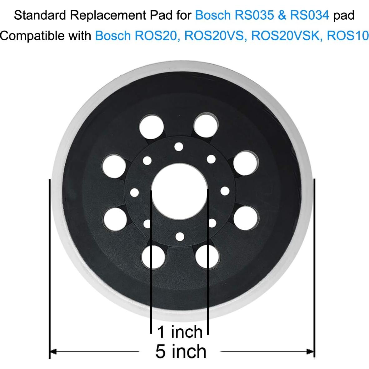 Almohadilla de Lijado 5" Tockrop 8 Agujeros para Bosch