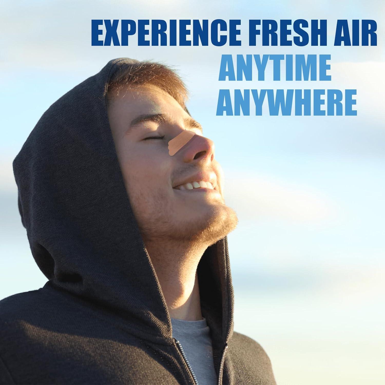 100 Tiras Nasales Antironquidos UPMOSTEK - Alivio Congestión