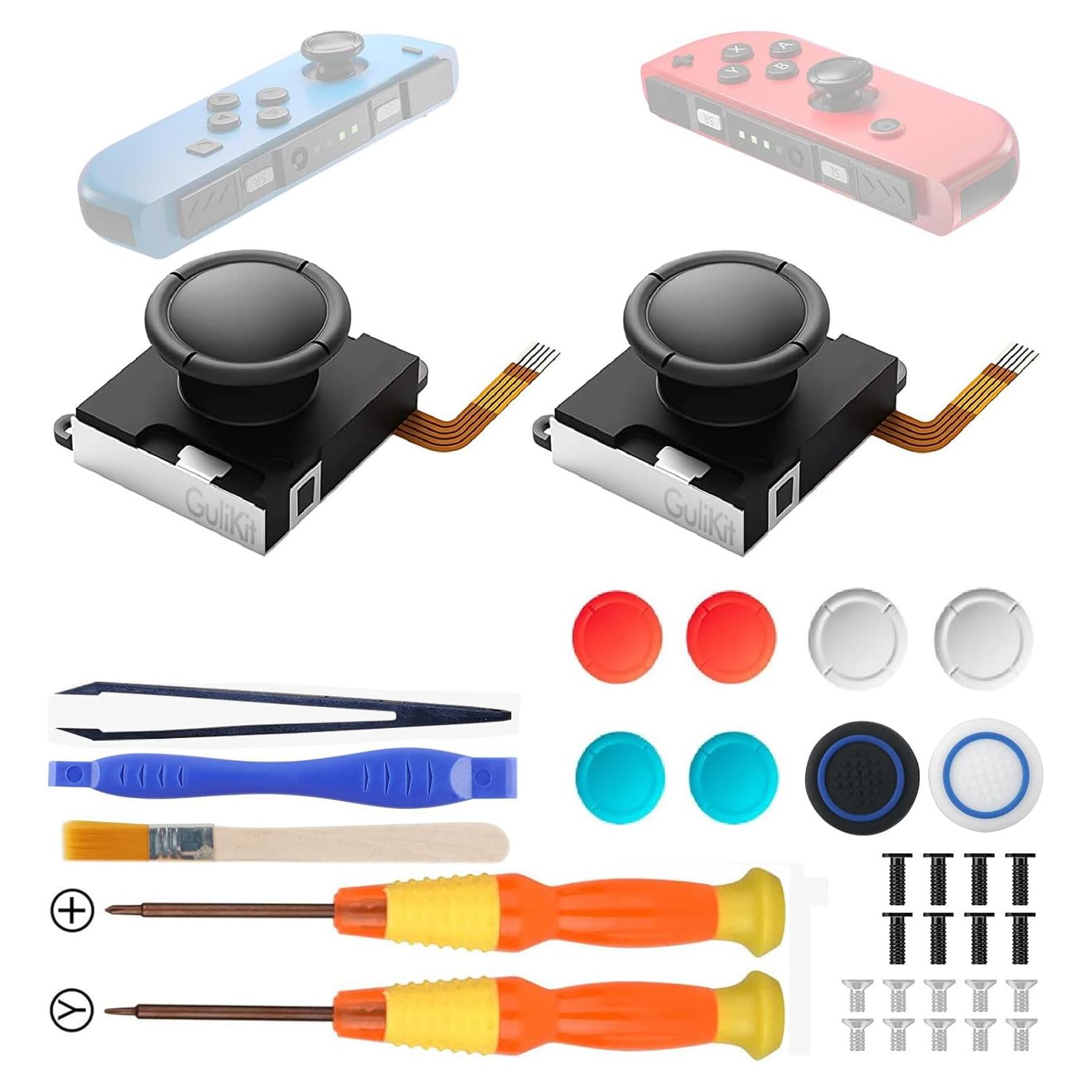 Joystick GuliKit TMR Anti-Deriva para Joycon Switch OLED/Lite