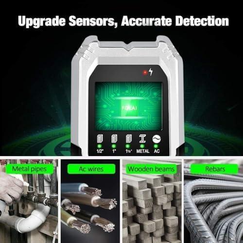 Buscador de Vigas FOLAI 5 en 1 con Pantalla LCD y Alarma