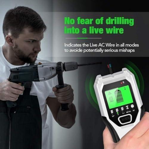 Buscador de Vigas FOLAI 5 en 1 con Pantalla LCD y Alarma