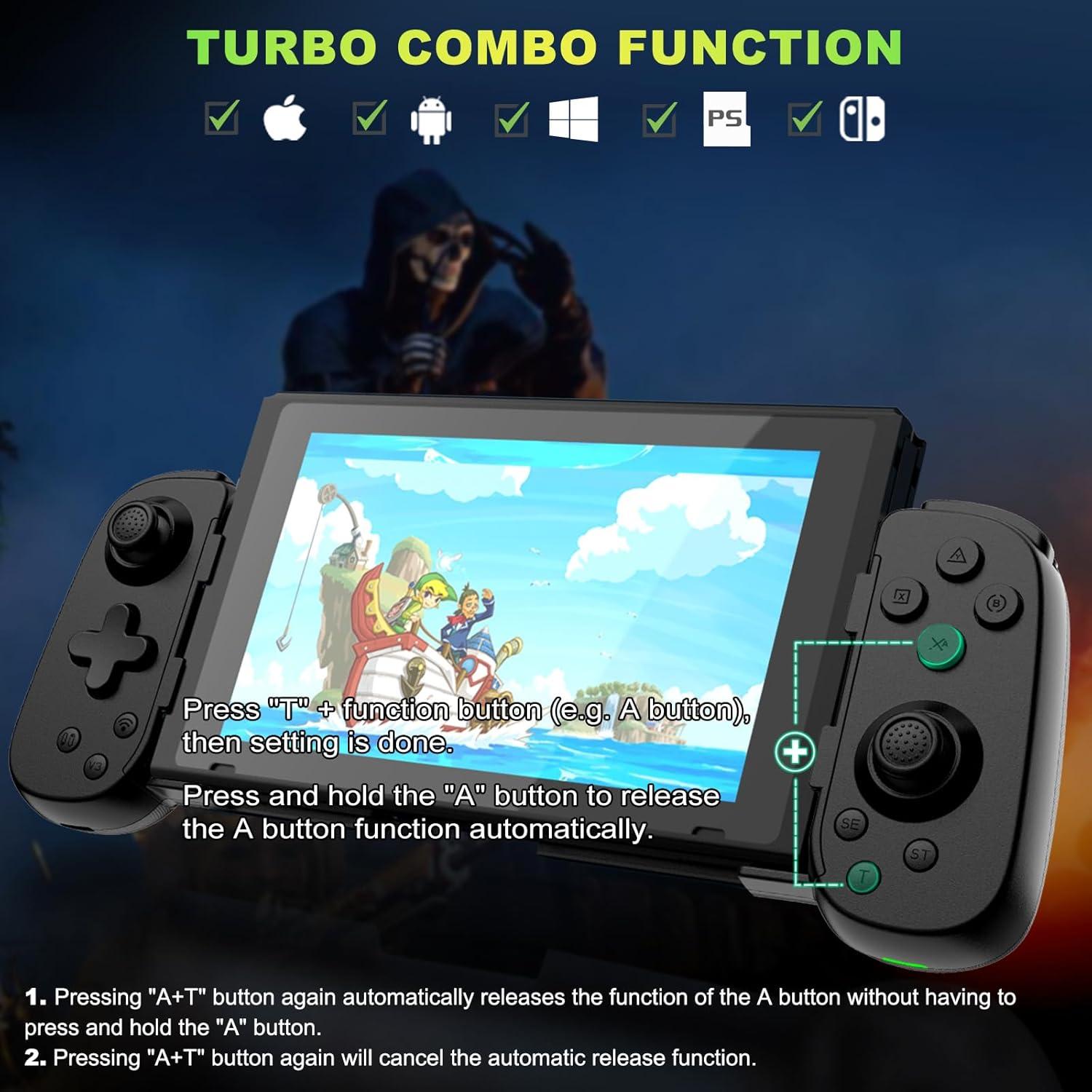 Controlador Inalámbrico Koiiko para iPhone/Android/PC/Switch