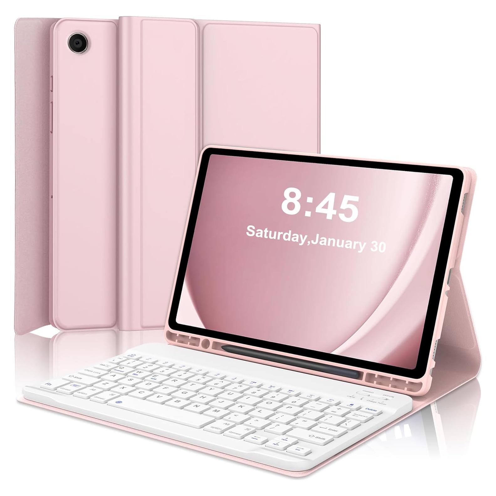 Funda Teclado Samsung Galaxy Tab A9 Plus 11" Rosa 2023