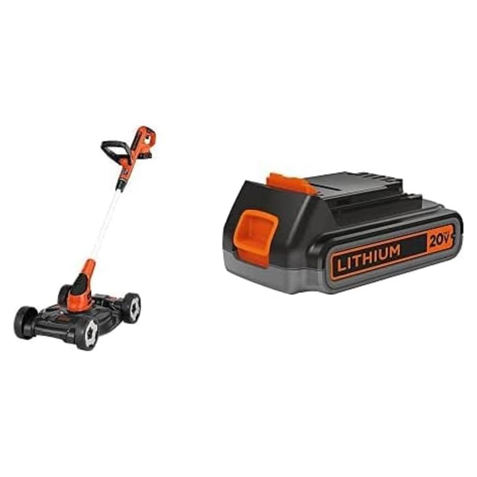 Cortadora de Césped 3 en 1 Black+Decker MTC220 Batería 2Ah