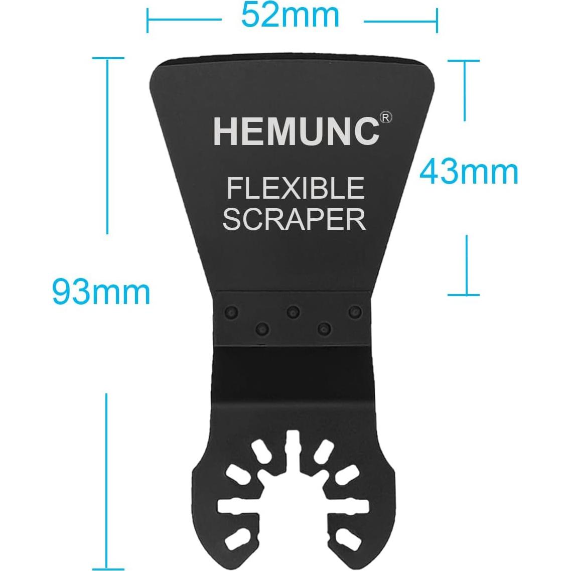 6 Cuchillas de Raspado HEMUNC Rígidas y Flexibles 17x8.5cm
