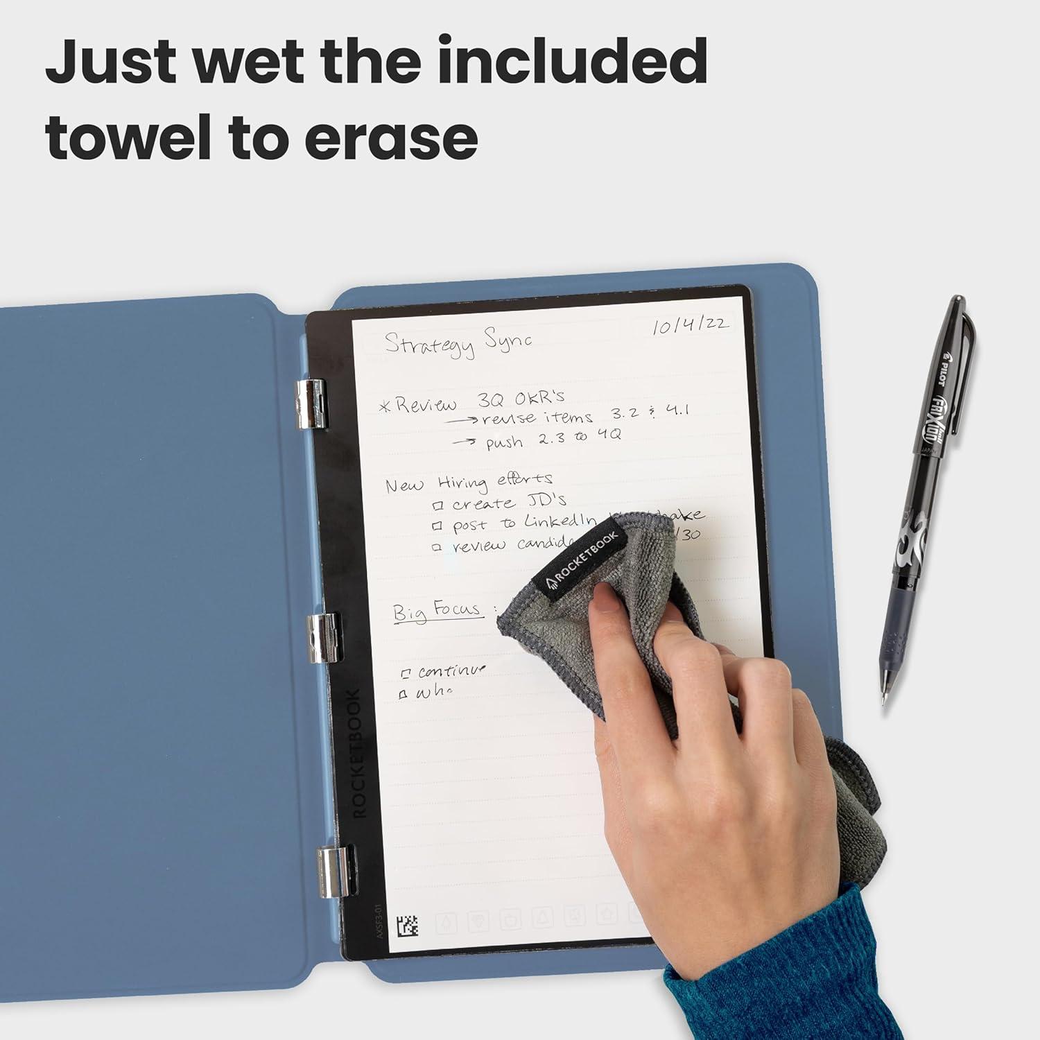 Rocketbook Pro Cuaderno Inteligente Reutilizable A4 Azul