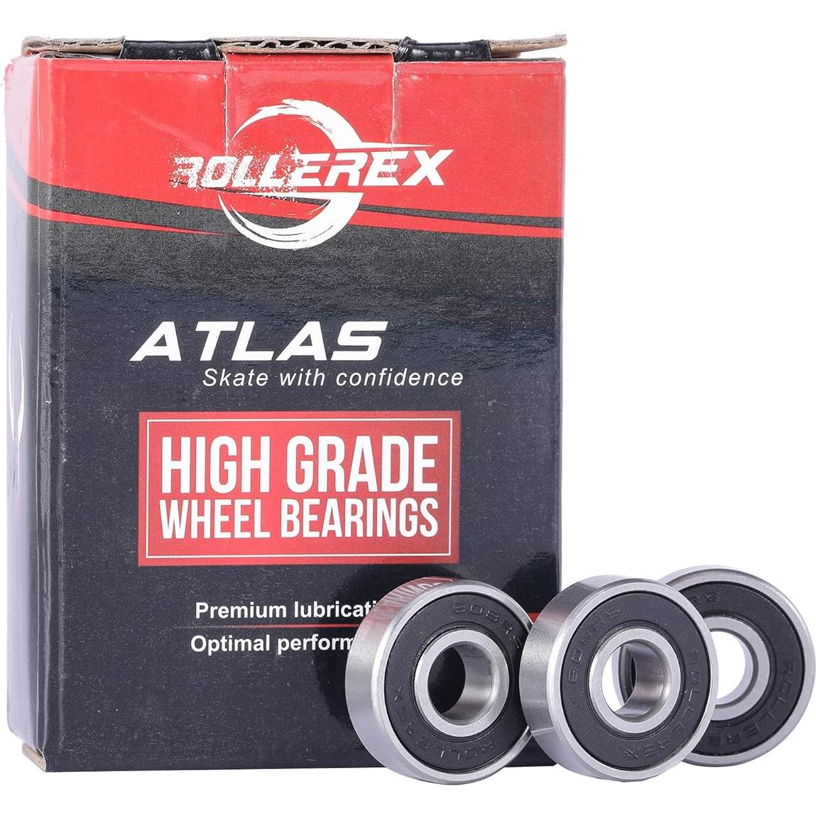 Rodamientos Rollerex 608-2RS Paquete de 20 para Patines