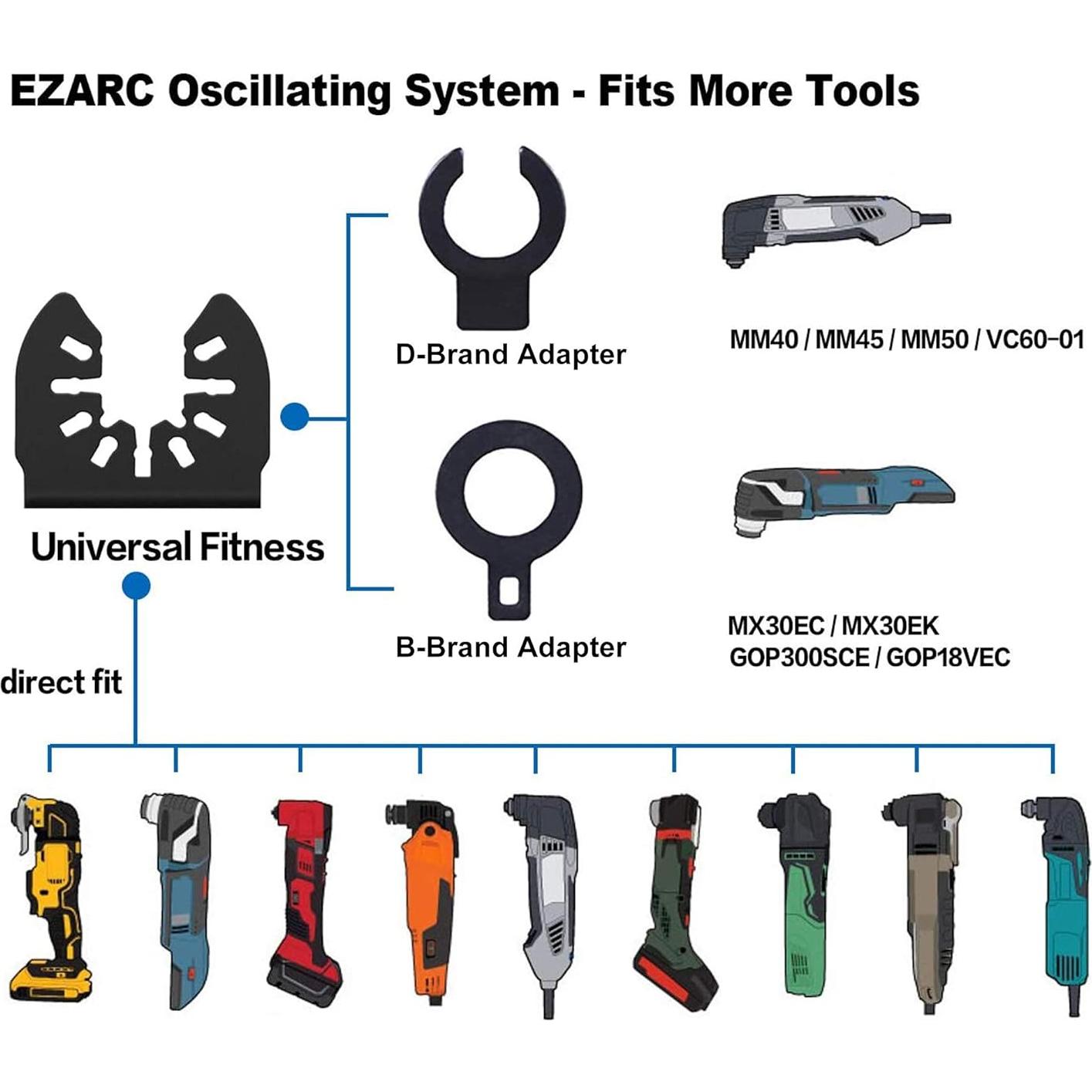 Cuchillas de Sierra Oscilante EZARC de Carburo - Paquete de 3