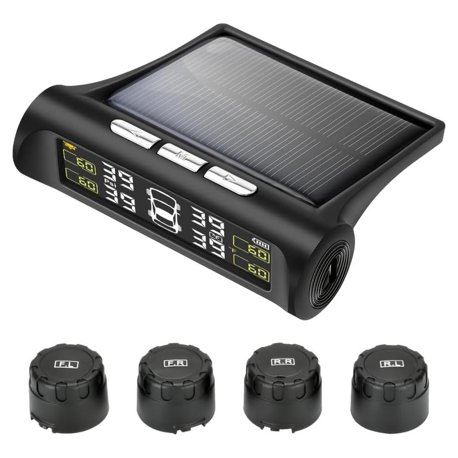 Sistema TPMS VENCEZA C240 con 4 Sensores y Carga Solar