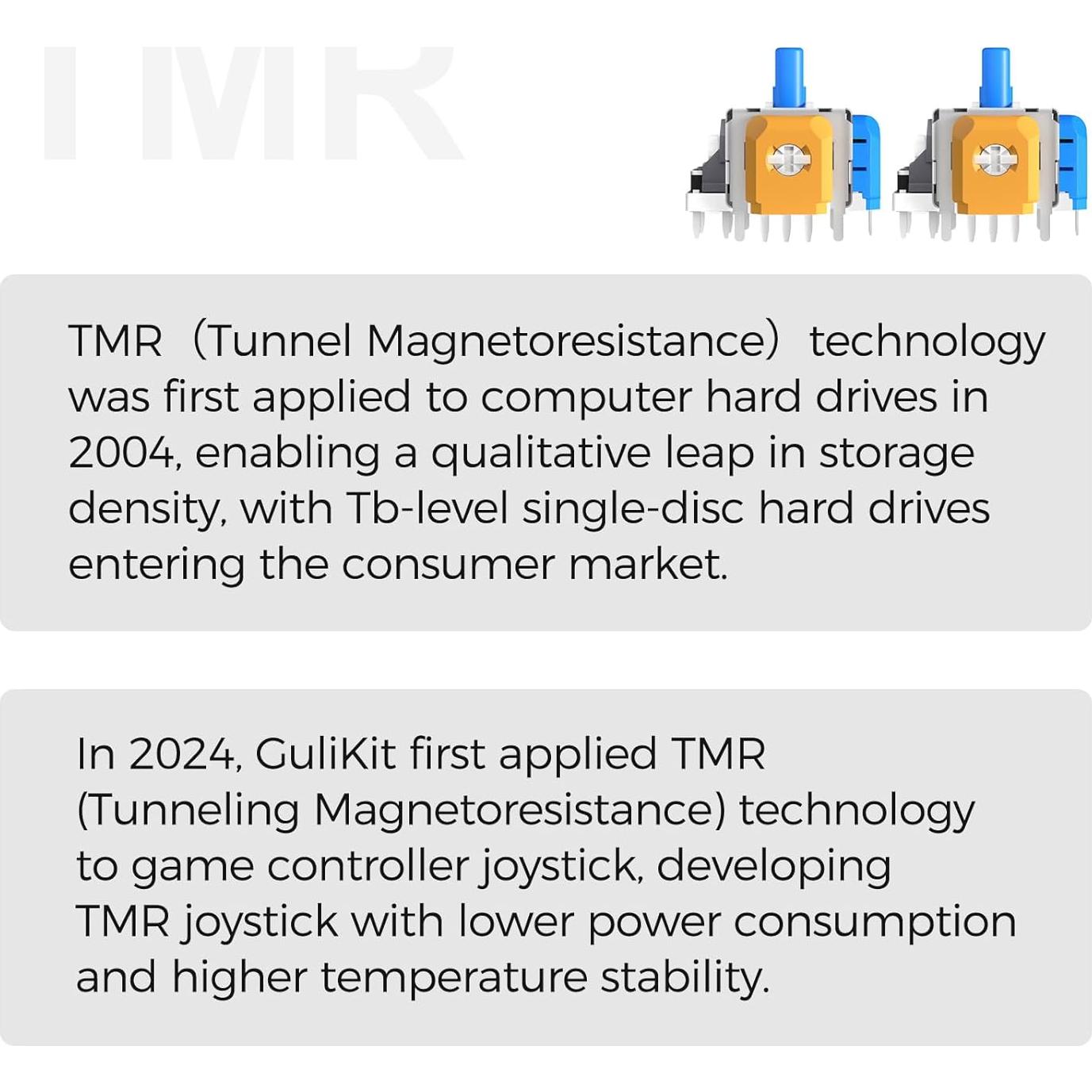Joystick TMR Electromagnético AKNES para Controlador PS4 - 1 Par