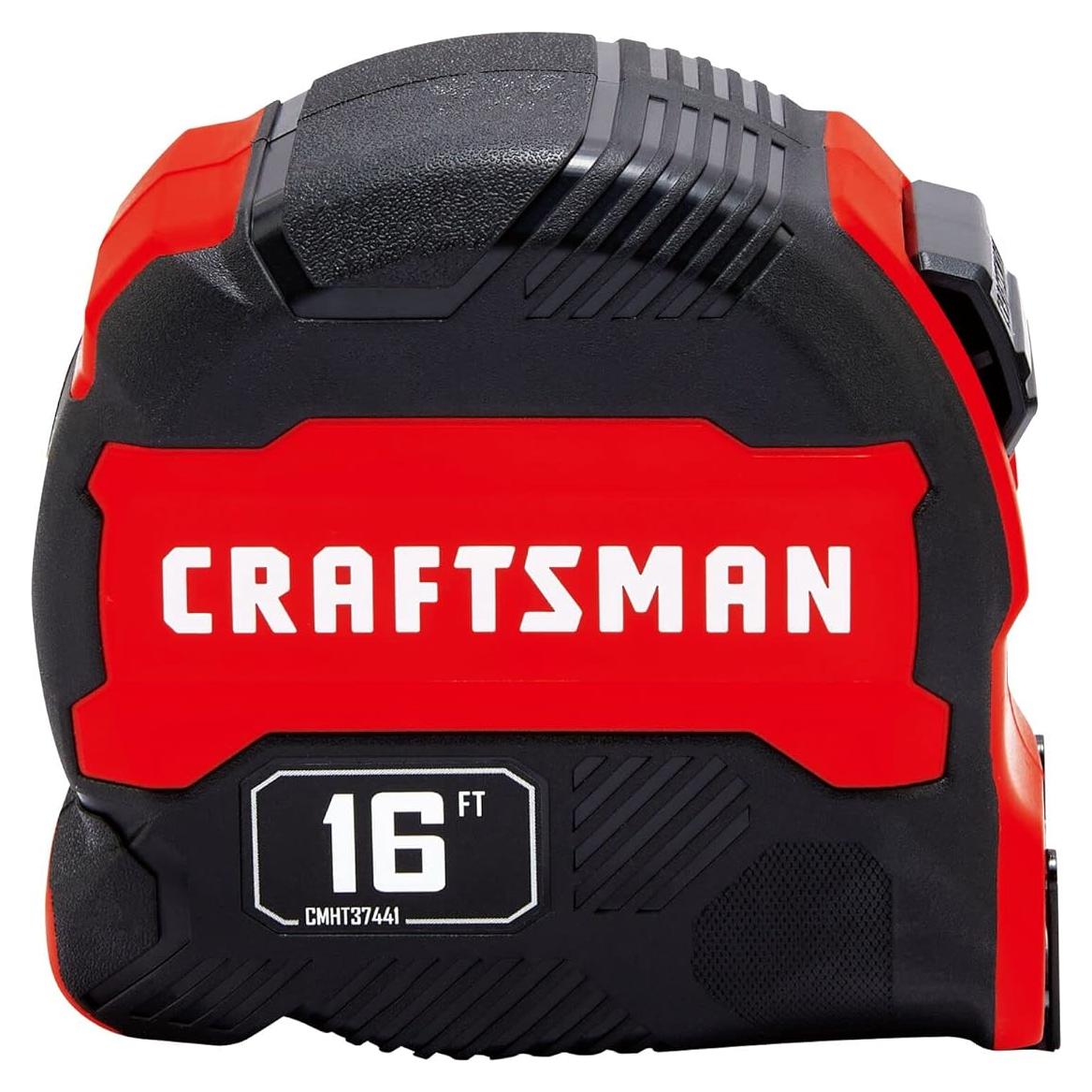 Cinta Métrica Craftsman 4.88 m Compacta y de Fácil Agarre