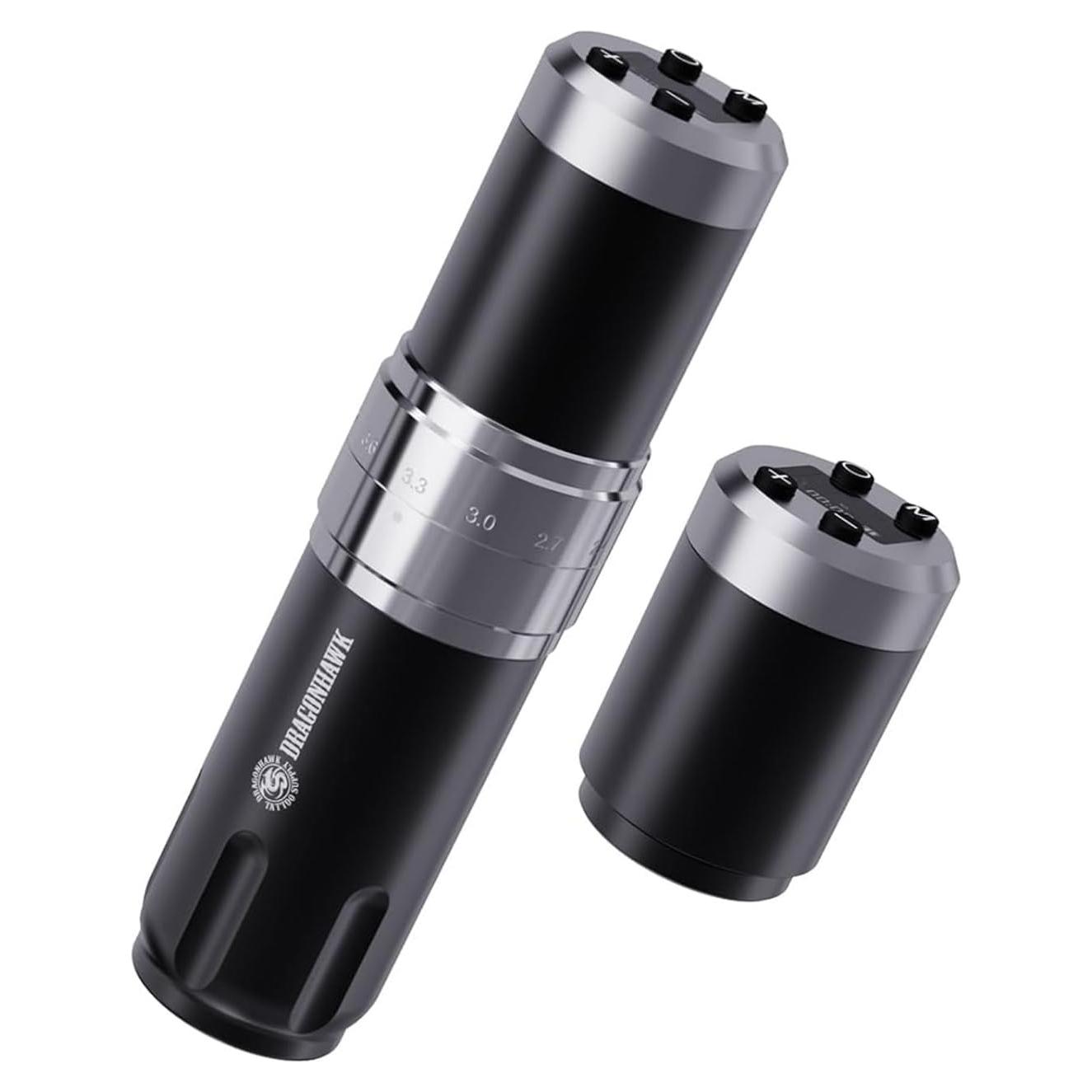 Máquina de Tatuaje Inalámbrica Dragonhawk YZBTD con 2 Baterías