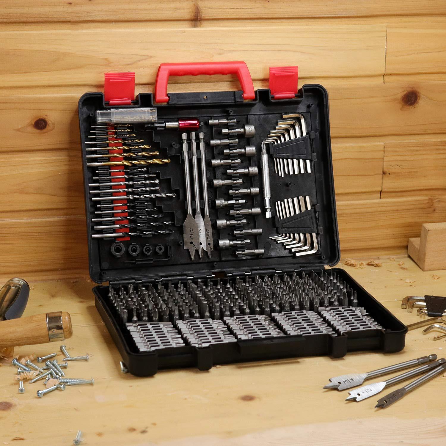KingTool Drilling and Driving Accessory Kit (KingTool 318-Pieces Screwdriver and Drill Bit Set)