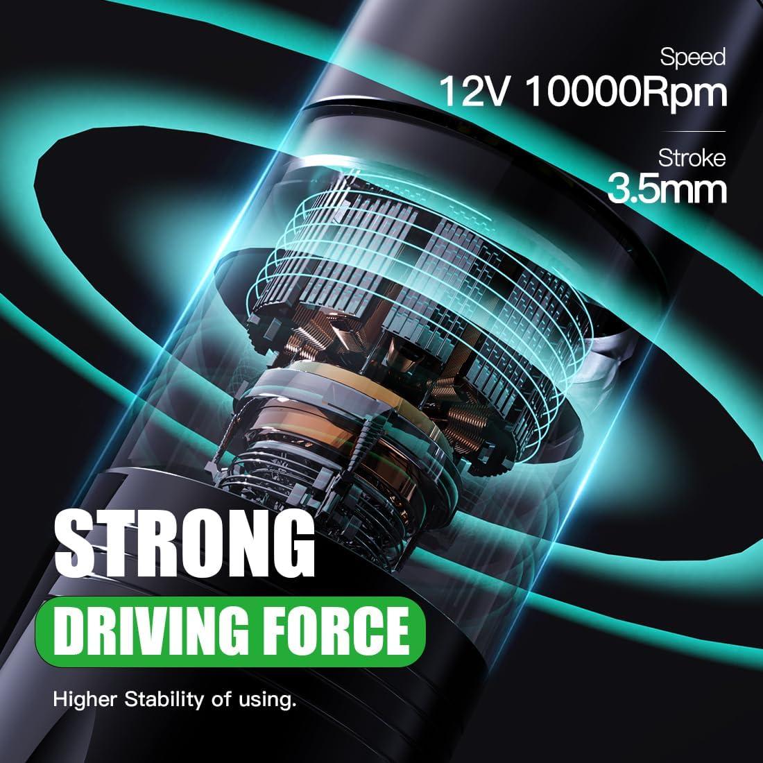 Kit de Tatuaje Inalámbrico Dragonhawk Pro con 2 Baterías y 20 Agujas