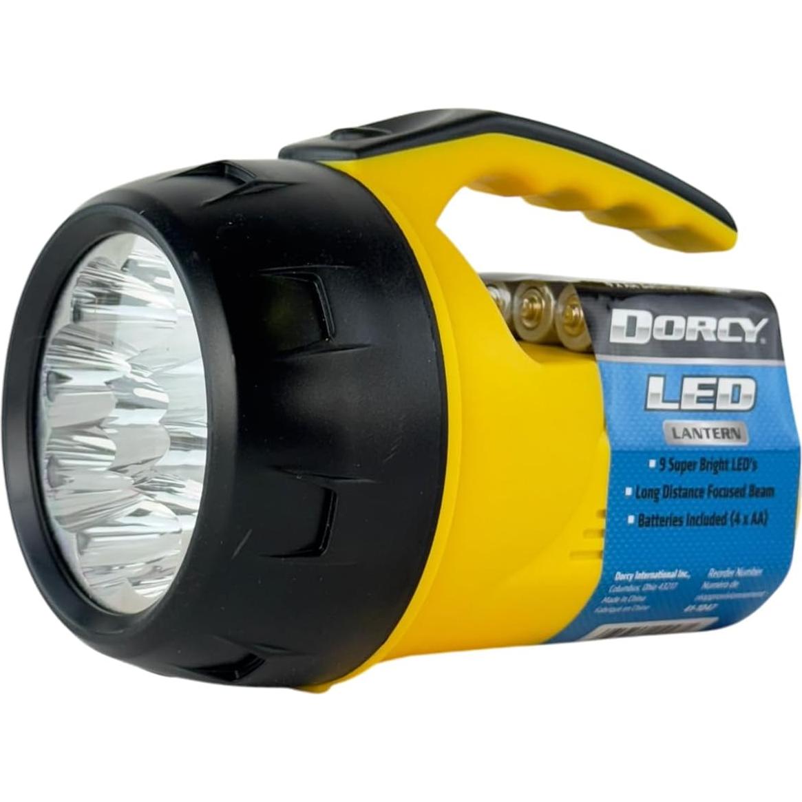 Linterna de Mano Dorcy 9 LED con Baterías AA - Surtido
