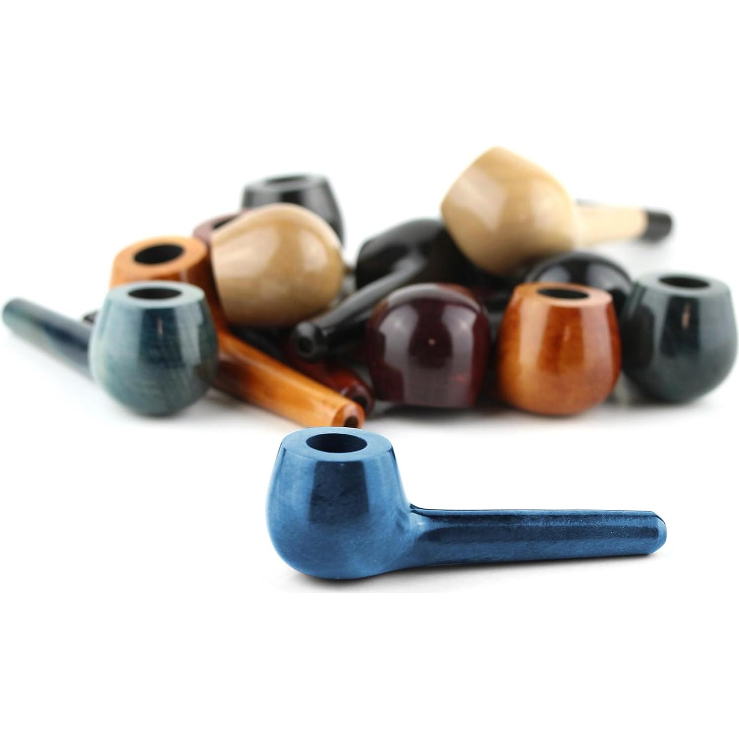 Pipa para Fumar Mini Suzi Natural Mr Brog - Azul