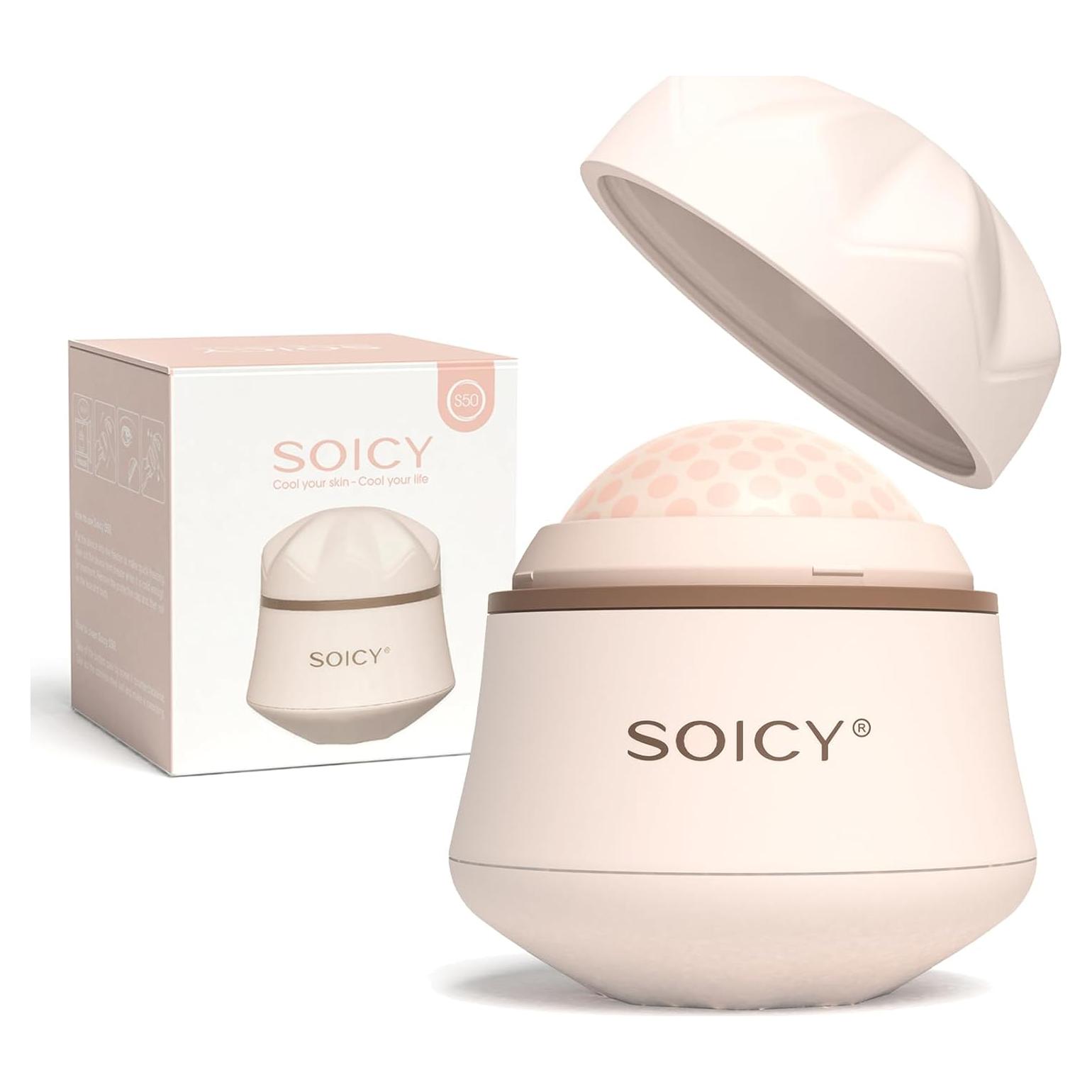 Rodillo de Hielo Facial Leeshine S50 Rosa - Cuidado de Piel