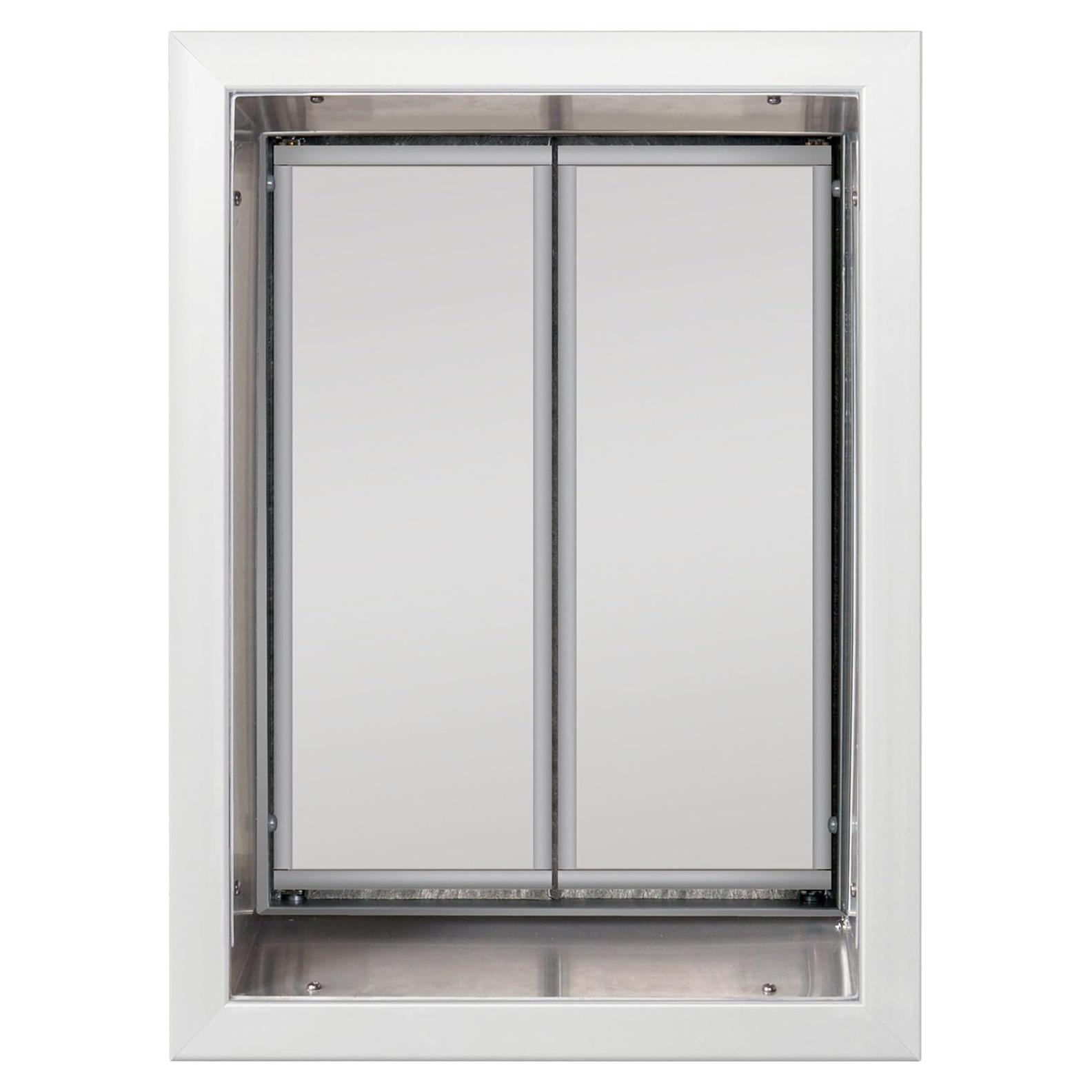 Puerta para Mascotas Plexidor XL - Montaje en Pared Blanca