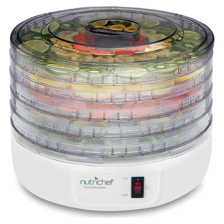 Deshidratador de Alimentos NutriChef AZPKFD12 5 Bandejas