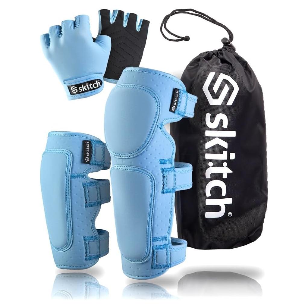 Conjunto de Protección SKITCH para Patinaje Azul Pequeño