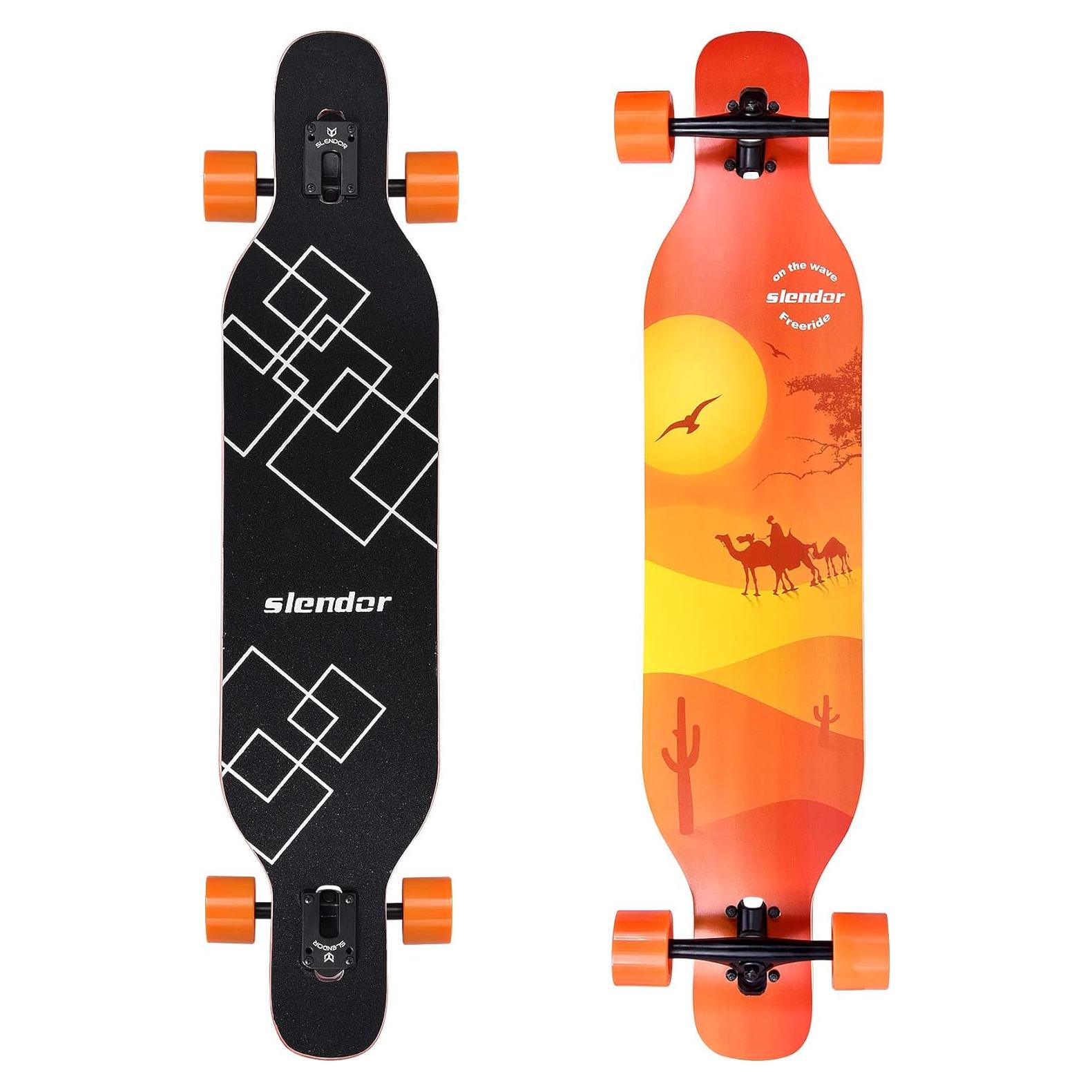 Longboard Slendor 106,68 cm Drop Through Maple Cruiser