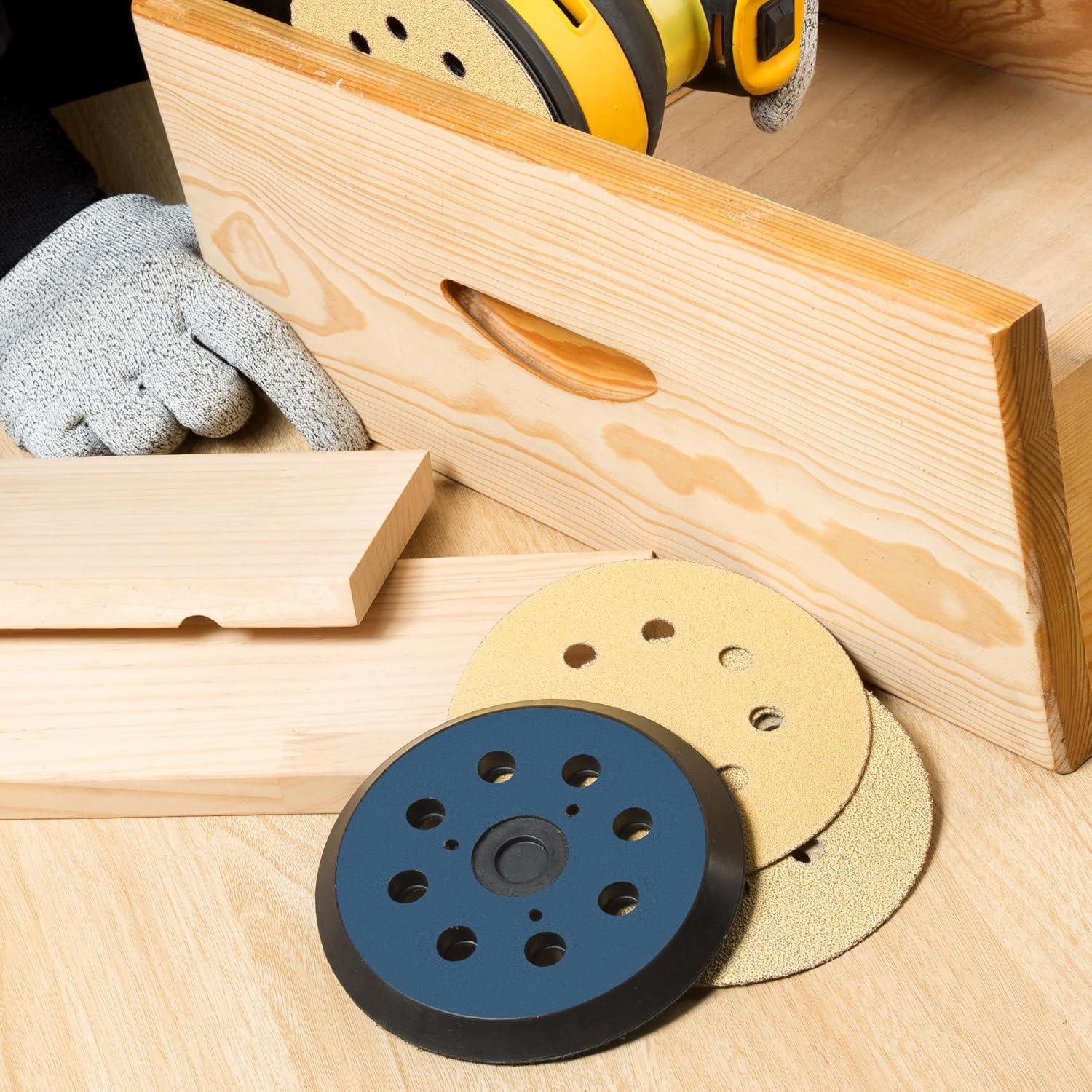 Almohadillas de Lijado S SATC 5" Gancho y Bucle para Dewalt/Makita - 2 Pcs