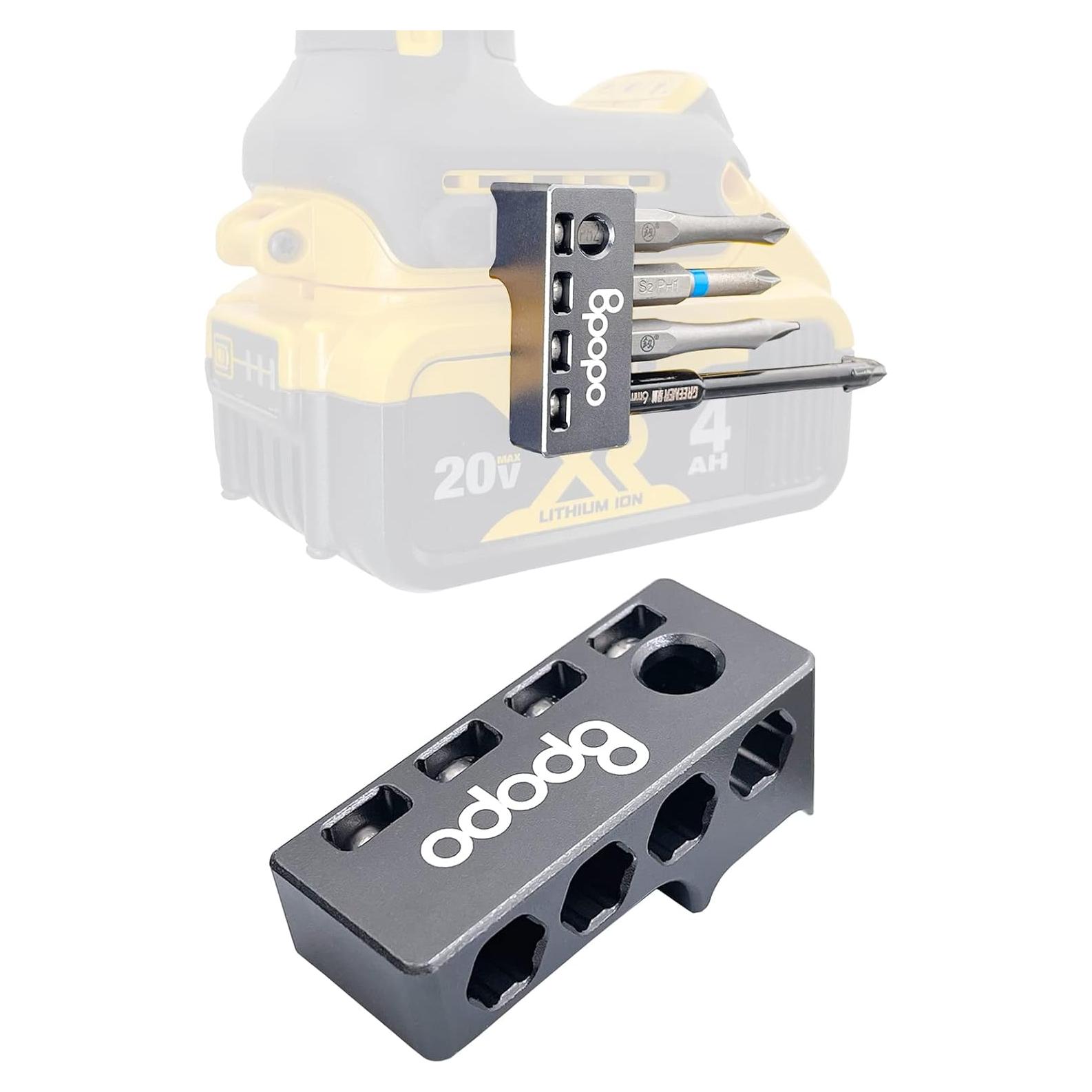 Soporte Magnético para Bits de Taladro Dewalt 1/4" Aluminio