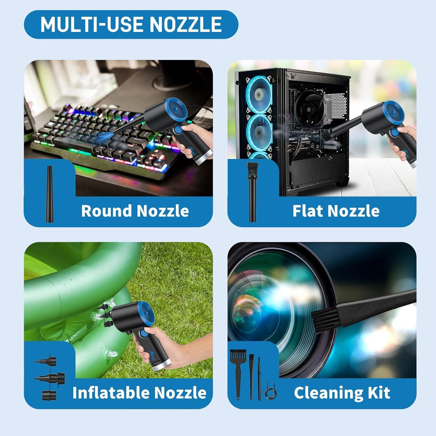 Soplador de Aire Comprimido ATEngeus TAD07-B Inalámbrico