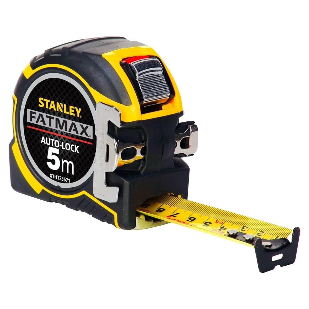 Cinta Métrica STANLEY FATMAX Autolock 5m Amarillo/Negro