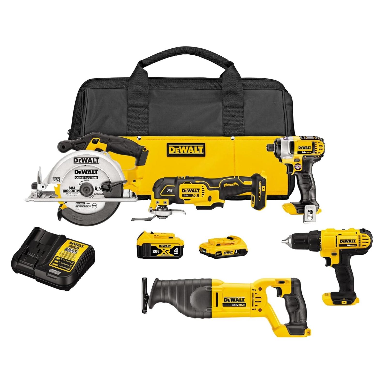Kit de Herramientas Inalámbricas DEWALT 20V MAX - 5 Piezas