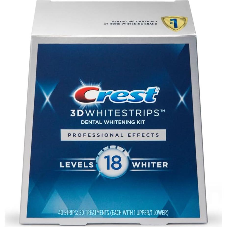 Crest 3D Whitestrips Blanqueamiento Dental Profesional 40 tiras