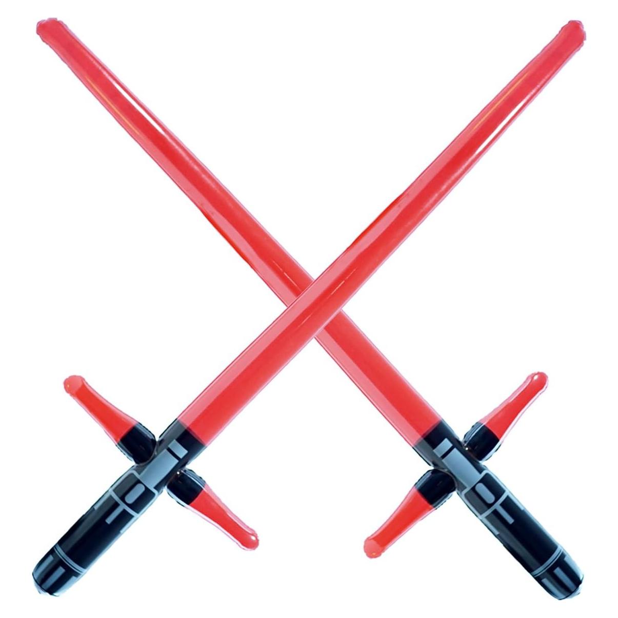 Espadas Inflables 2 Premium Ejercito Rojo 3 Cuchillas 86 cm