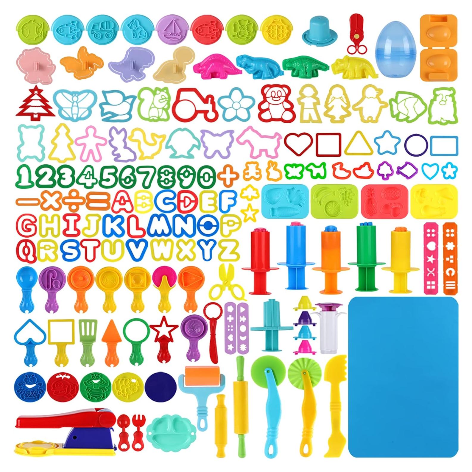 Juego de herramientas de plastilina Oun Nana 144 PCS para niños