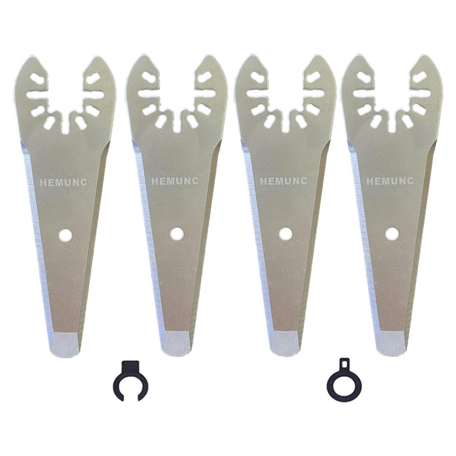 Cuchillas de raspado oscilantes HEMUNC 4 Pcs acero inoxidable