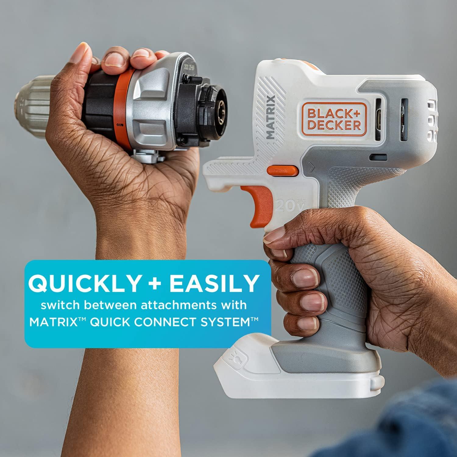 Taladro Inalámbrico BLACK+DECKER 20V MAX con 42 Piezas