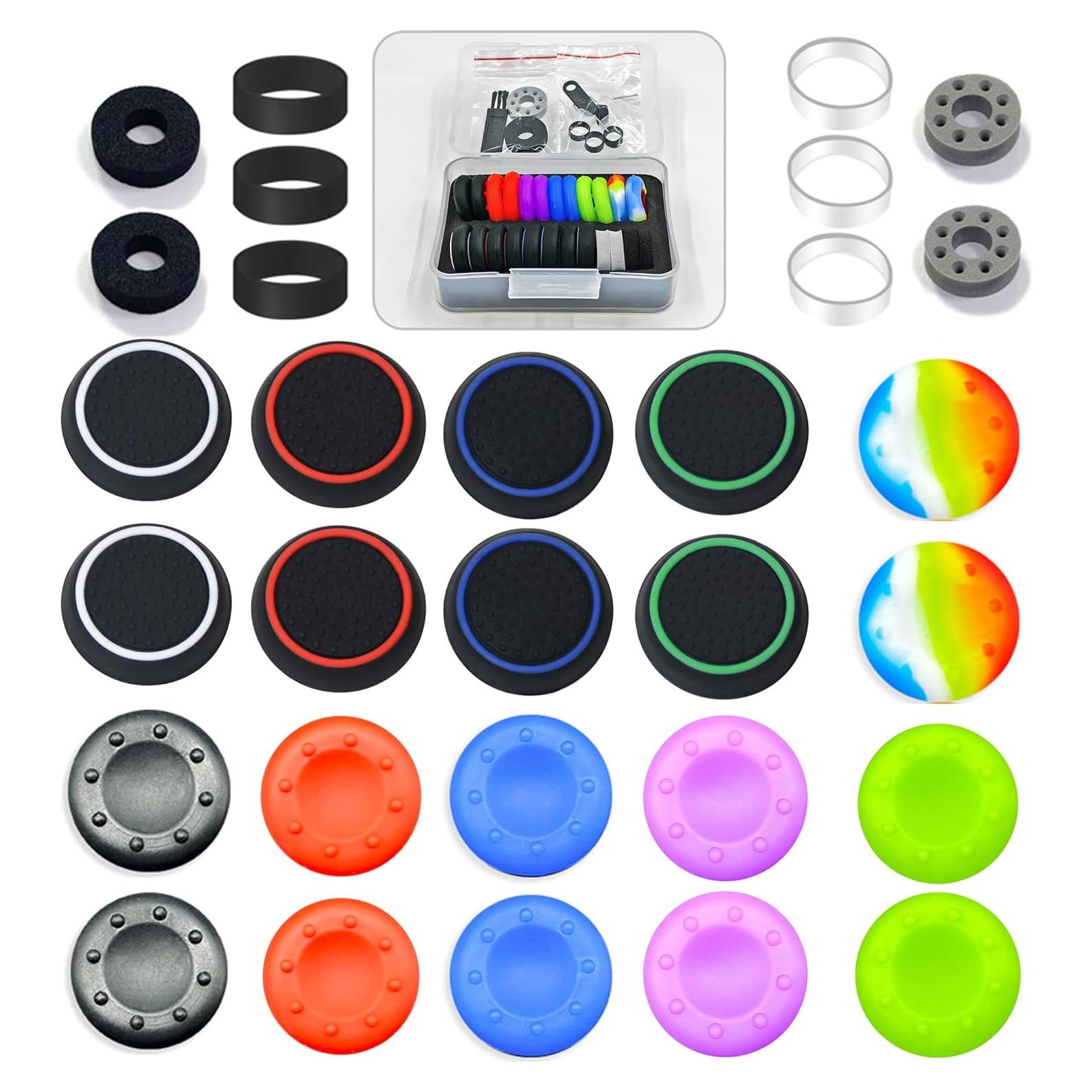 Tapas de Pulgar ZHI-NYLLDJS 30pcs para PS5/Xbox/Controlador Switch