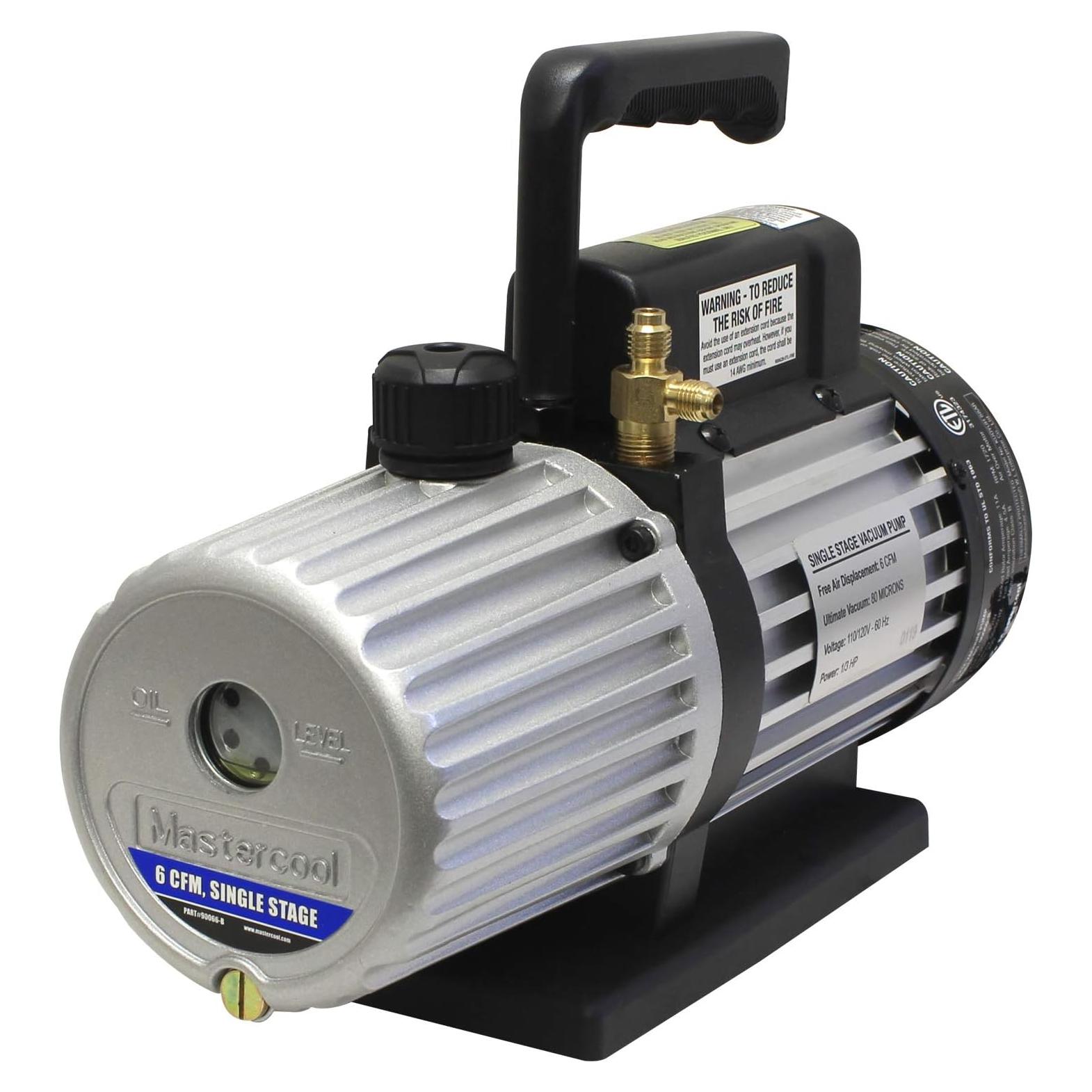 Bomba de Vacío Mastercool 6 CFM 90066-B 1/3 HP