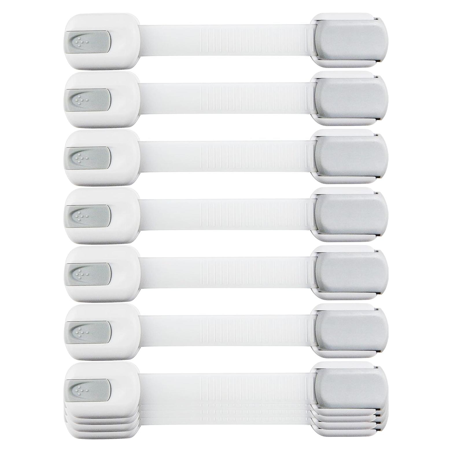 Cierres de Seguridad para Niños SafLock 10 Piezas Adhesivos 3M