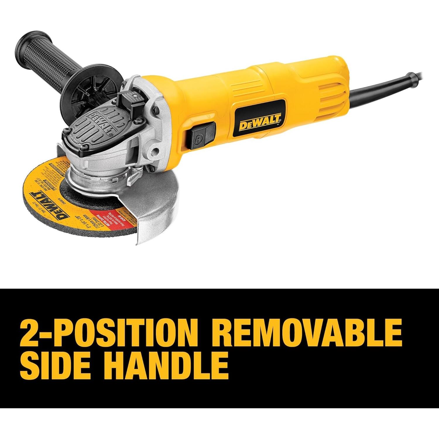 DEWALT Angle Grinder, One-Touch Guard, 4-1/2 -Inch (DWE4011)