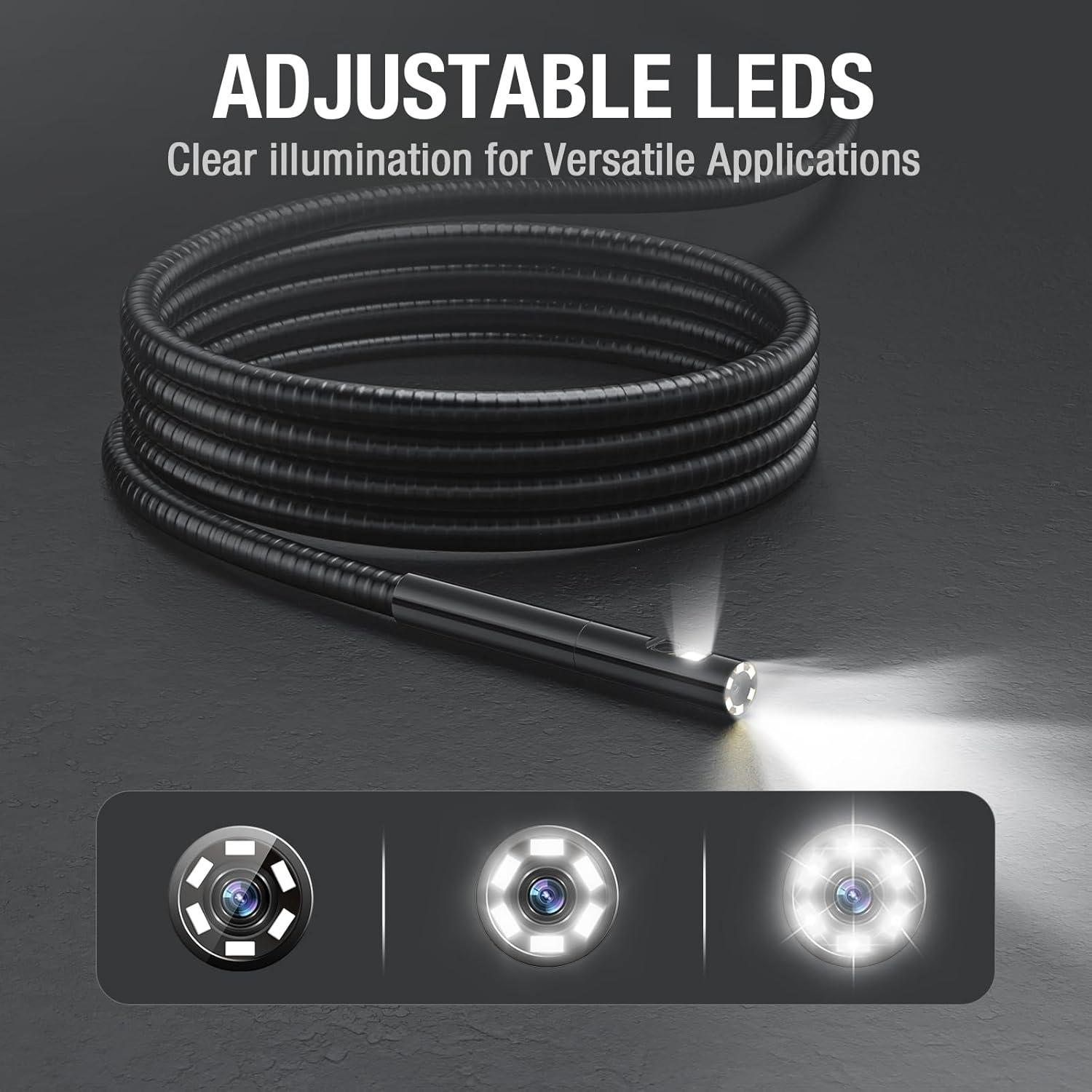 Cámara de Inspección Teslong NTS300 Doble Lente 1m IP67