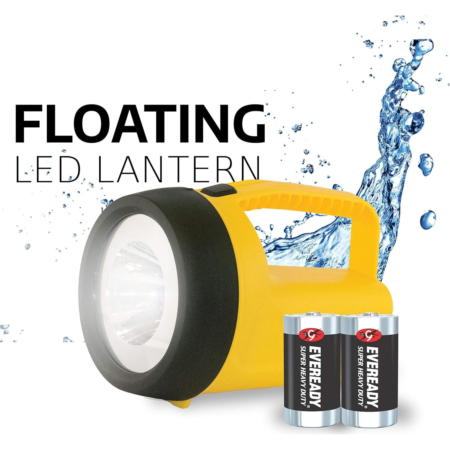 Linterna Flotante LED Eveready con Baterías D Incluidas