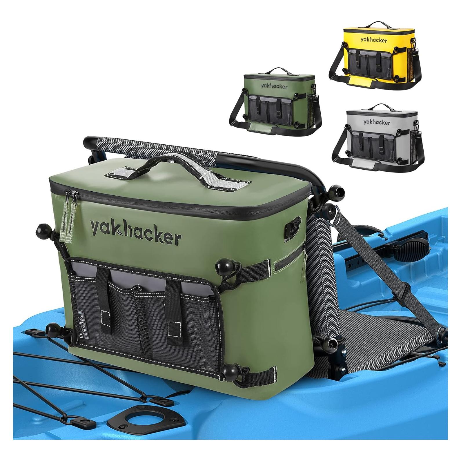 Enfriador Portátil YAKHACKER para Kayak Verde 30x43x17 cm