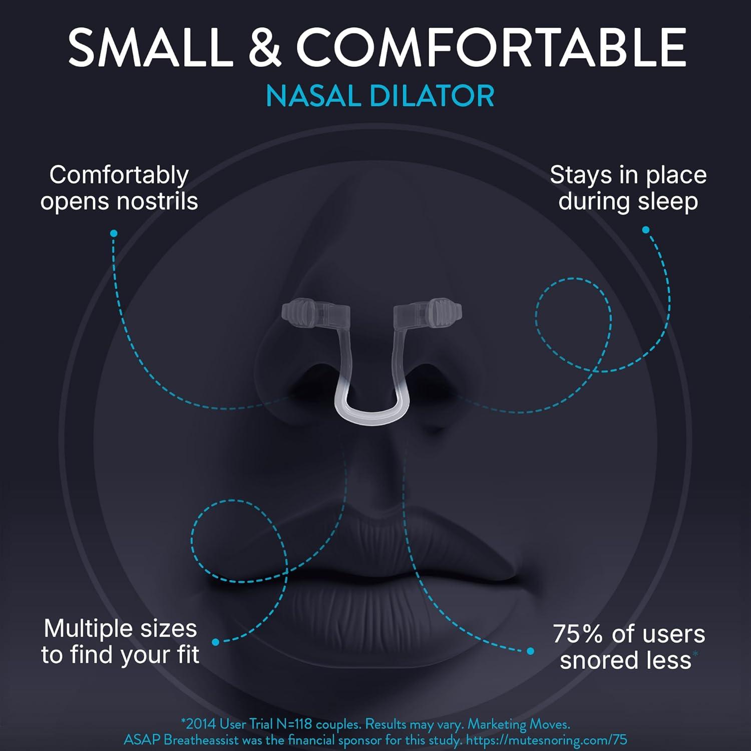 Dilatadores Nasales Mute Rhinomed - Paquete de 3 Pequeños