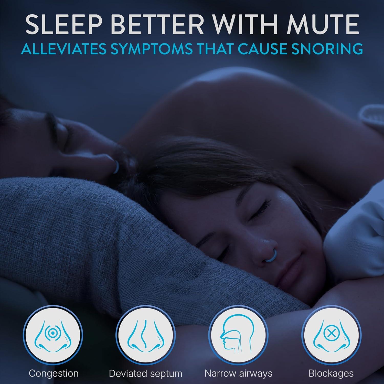 Dilatadores Nasales Mute Rhinomed - Paquete de 3 Pequeños