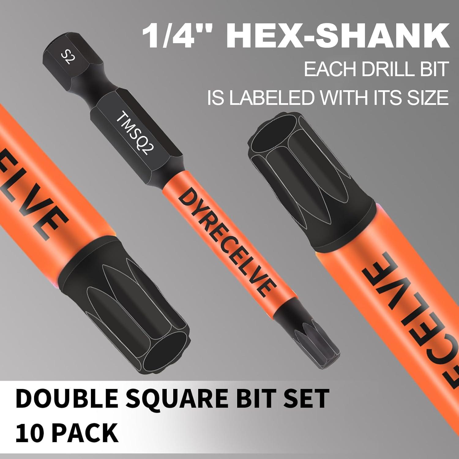 Juego de Puntas Torx Estrella 8 Puntos DYRECELVE 10 Piezas