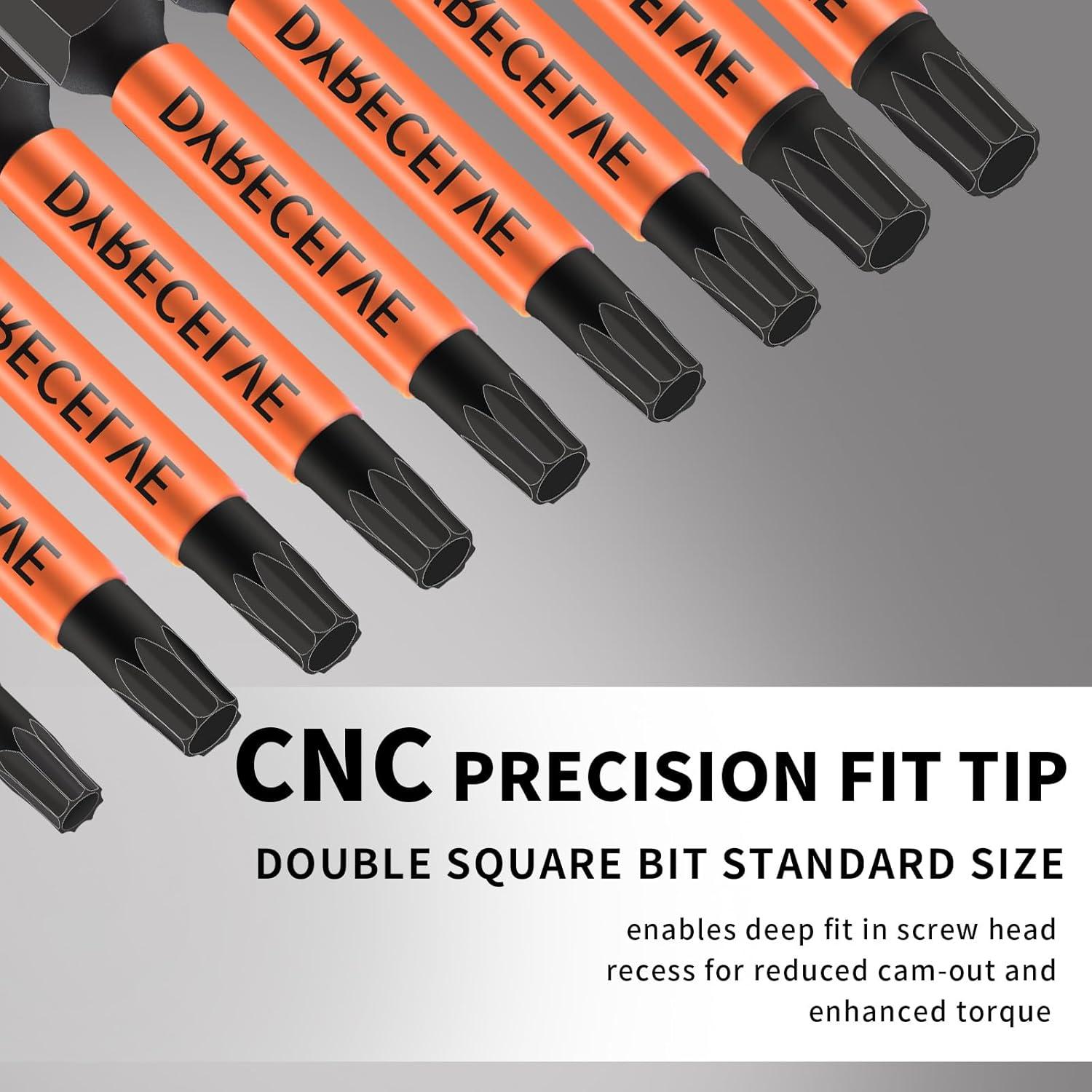 Juego de Puntas Torx Estrella 8 Puntos DYRECELVE 10 Piezas