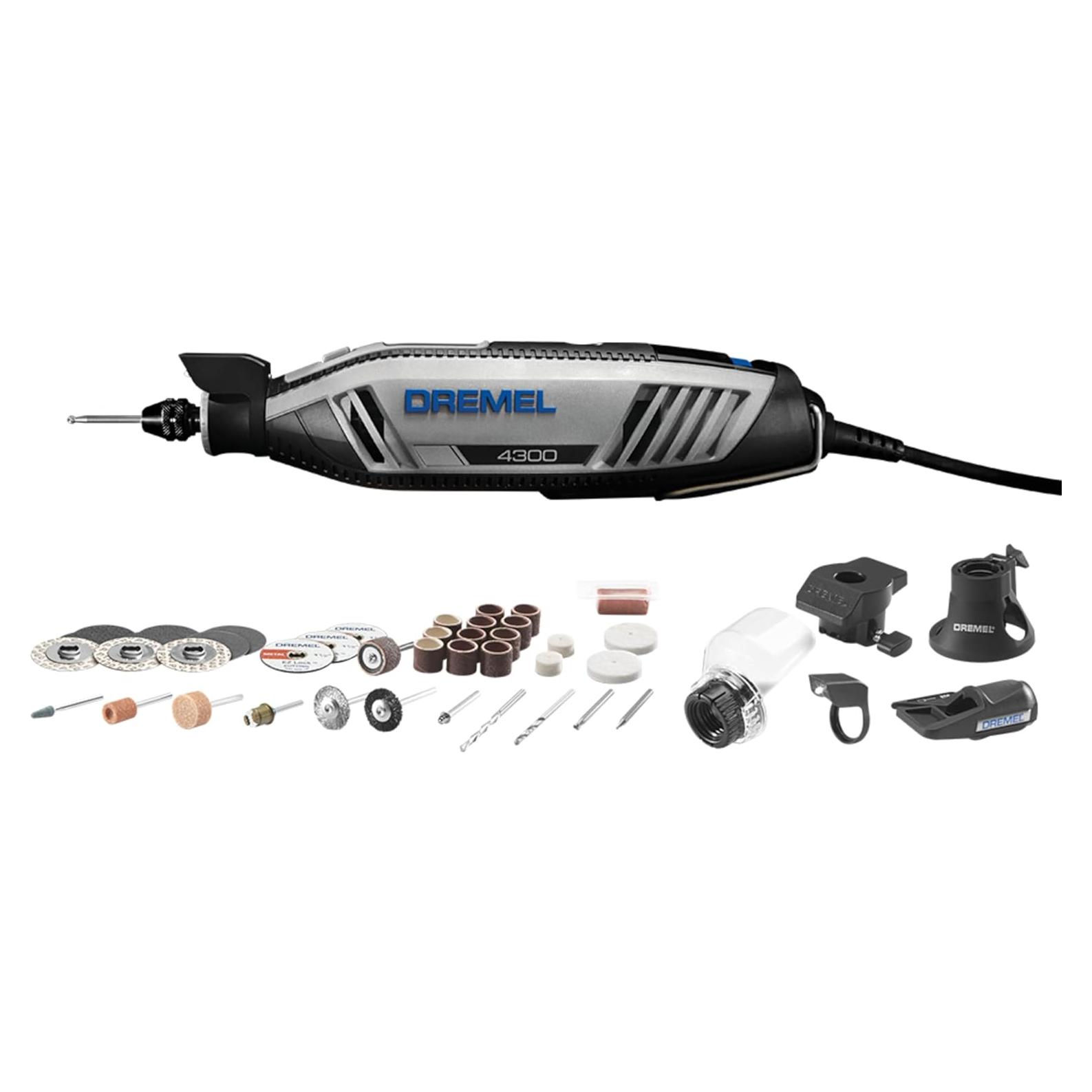 Dremel 4300 Kit Herramienta Rotativa 45 Piezas 5000-35000 RPM